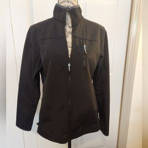 OLD navy Active Fleece black/turquoise size large